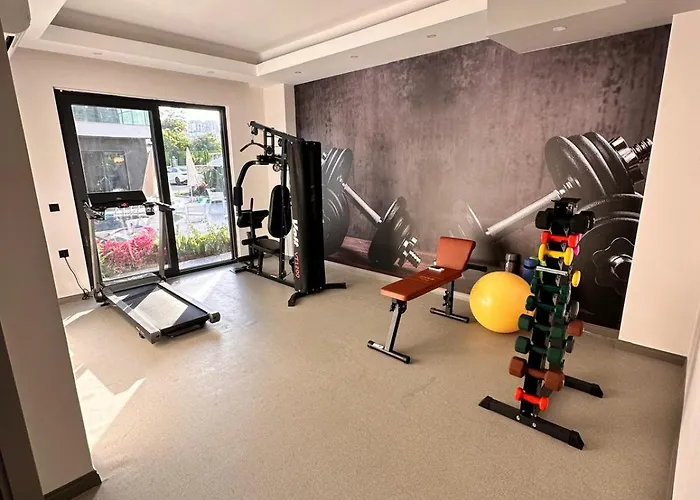 Апартаменты Silence Garden Bir Yatak Odali Алания